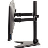 Bras double écrans horizontal sur socle Professional Series