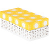 Lot de 4 boites rectangles tressées en carton