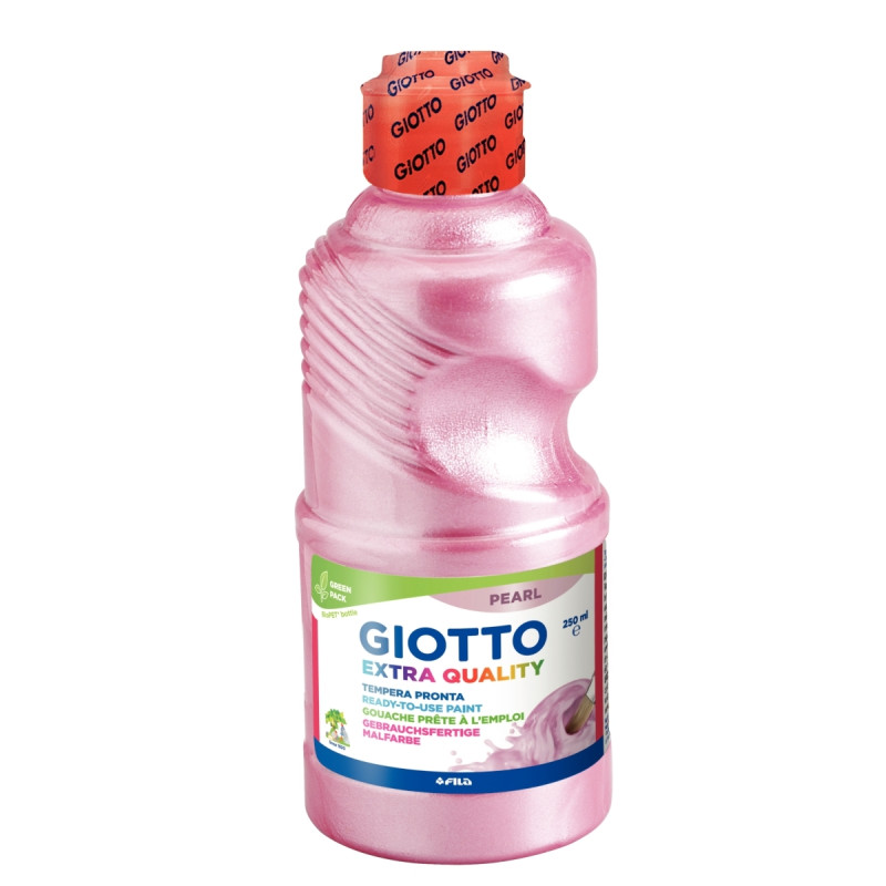 Flacon 250ml de gouache nacrée GIOTTO PEARL PAINT, coloris magenta