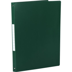 Classeur 4 anneaux en polypropylène opaque, format A4, dos 2,5 cm, ver