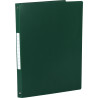 Classeur 4 anneaux en polypropylène opaque, format A4, dos 2,5 cm, ver