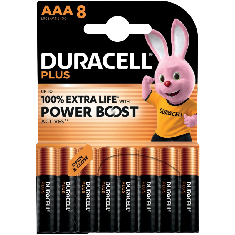 Blister 8 piles 1.5V PLUS POWERBOOST AAA / LR03 / MN2400