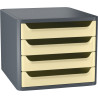 Module 4 tiroirs First Jaune pâle