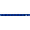 Boîte de 100 reliures plastiques couleur Ø 19mm bleu