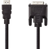 Cable HDMI vers DVI-D 2m