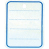 Boîte de 1 000 étiquettes textiles blanches 30 x 37 mm