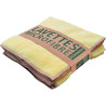 LAVETTE MICROFIBRE RECYCLEE JAUNE 38x38cm 220gr/m² - LOT DE 5
