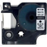 Recharge D1 noir sur blanc 6mm x 7 m compatible