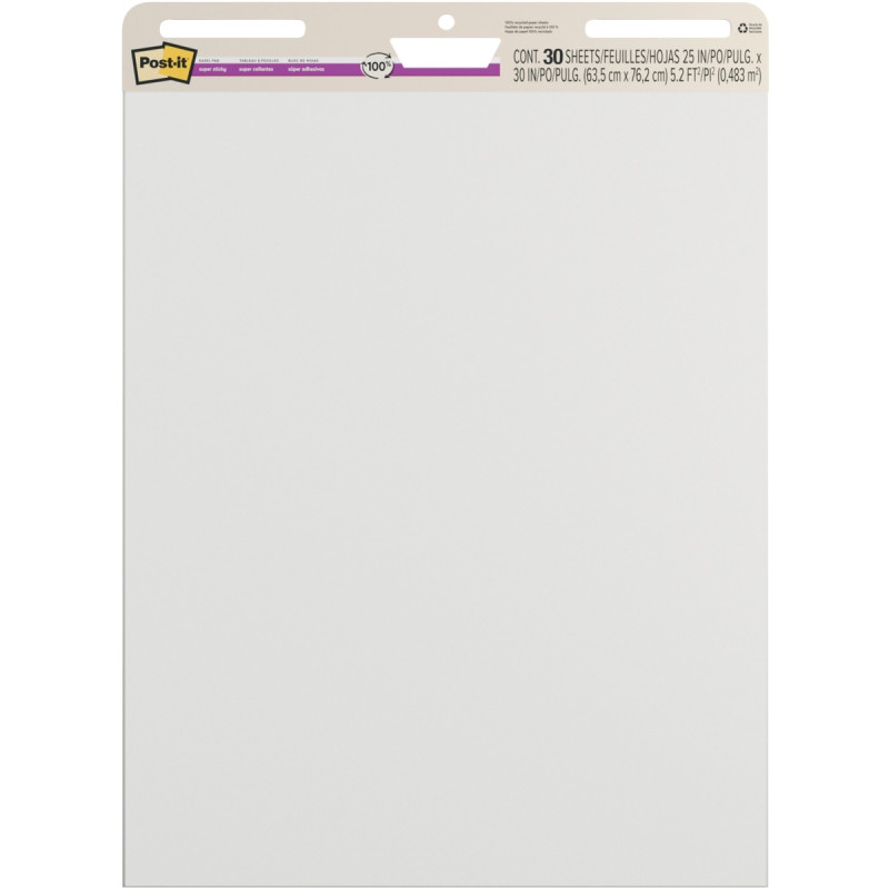 Pack de 2 blocs meeting chart recyclé 63.5 x 76.2