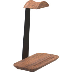Support casque aluminium et bois