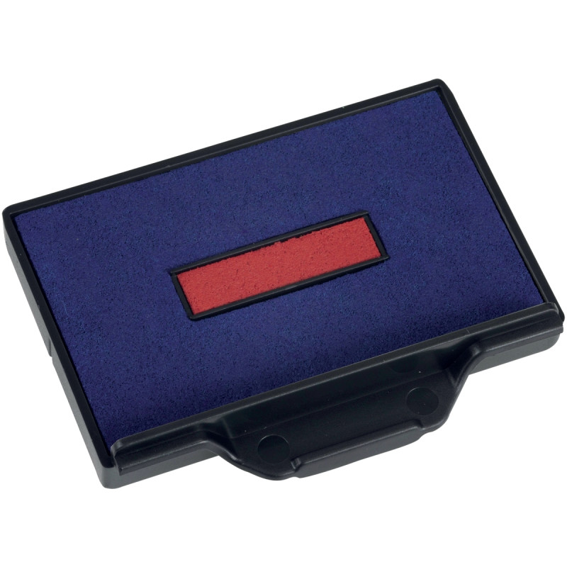 Blister 2 cassettes d'encre 6/56 bleu / rouge