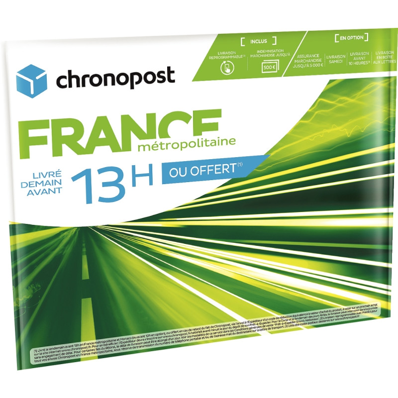 Enveloppe 27x36,5cm Chronopost 13h France