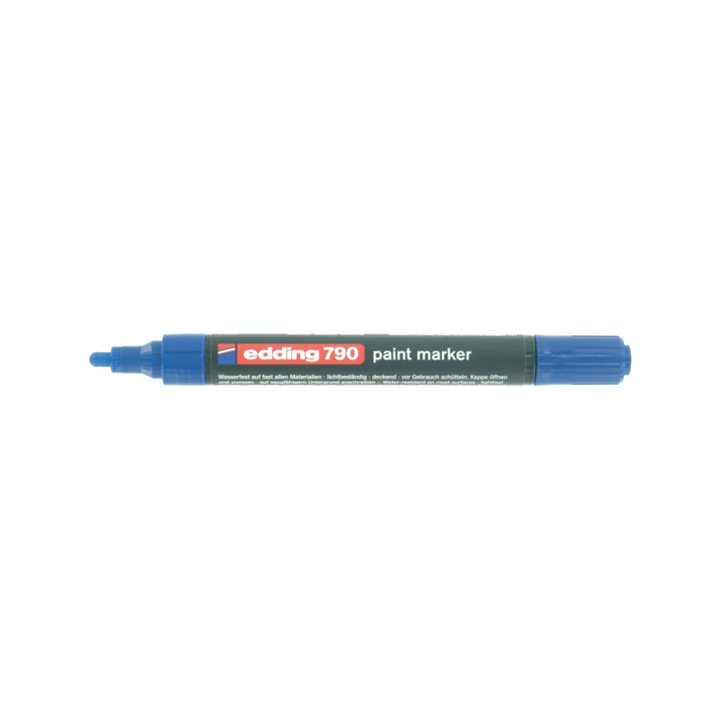 Marqueur peinture permanent E790 pointe ogive bleu