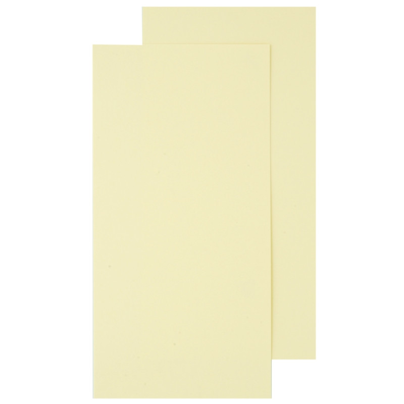 Paquet de 25 cartes Pollen 106x213mm 210g ivoire