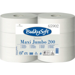 Lot de 6 rouleaux papier hygiénique JUMBO 1052 feuilles 2 plis