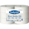 Lot de 6 rouleaux papier hygiénique JUMBO 1052 feuilles 2 plis