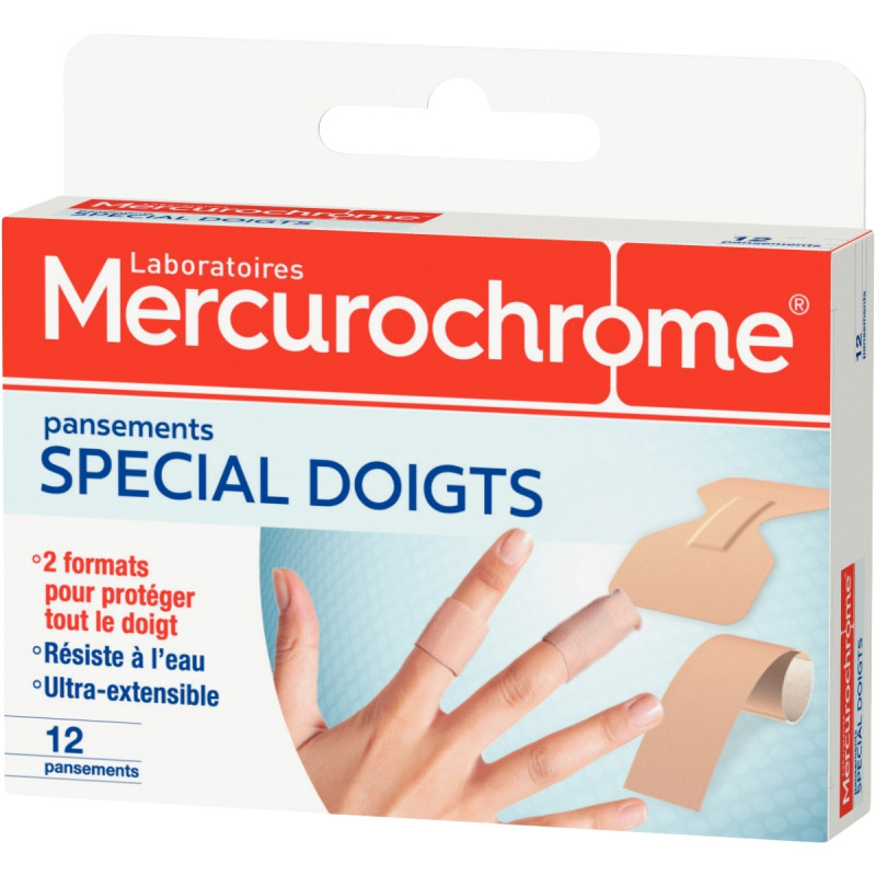 Boite de 12 pansemens spécial doigts