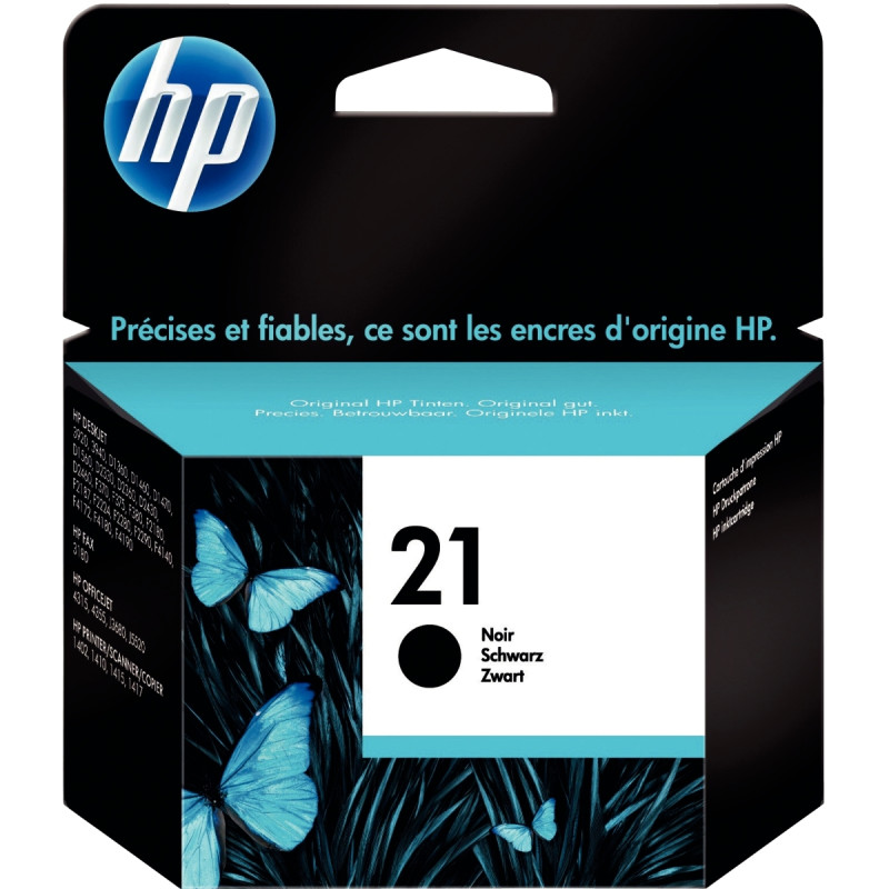 HP 21 cartouche d'encre noire authentique (C9351AE)