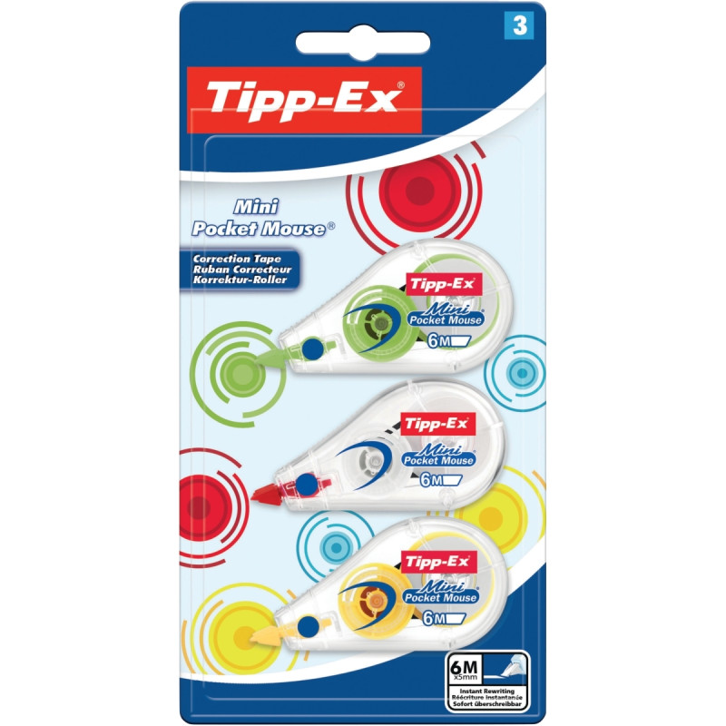 Blister de 3 mini Pocket Mouse fashion