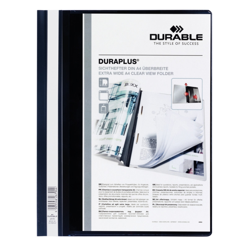 Chemise DURAPLUS personnalisable transparent/noir