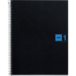 NOTEBOOK MIQUELRIUS format A4, 80 feuilles 70g, quadrillé 5x5, couvert