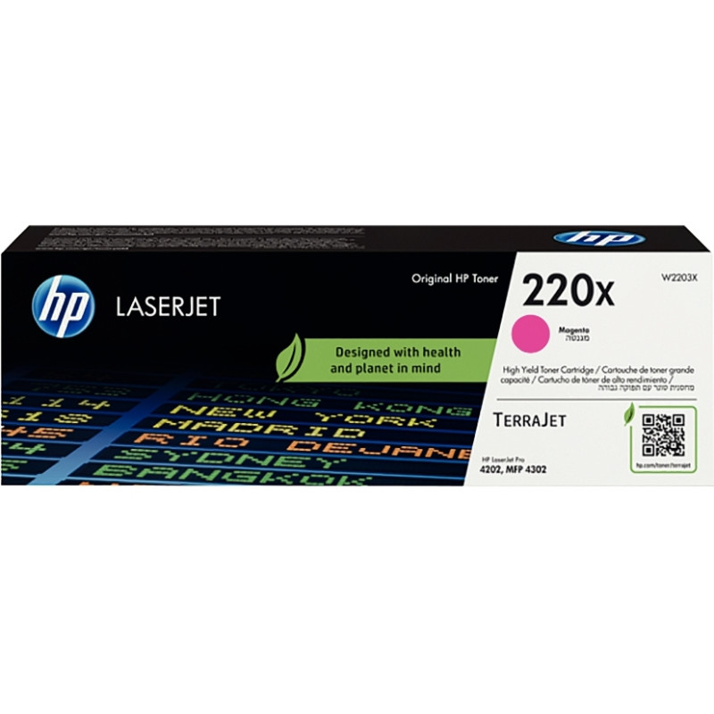 HP 220X toner magenta grande capacité authentique (W2203X)
