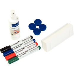 Kit accessoires pour tableau blanc 10 pièces Basic