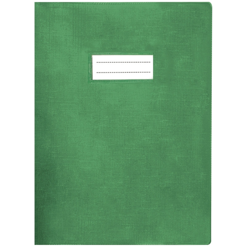 Paquet de 10 protège-cahiers avec rabats épaisseur 22/100ème 24 x 32 c