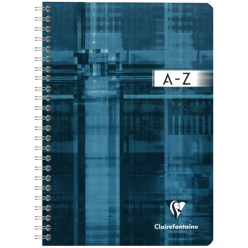 Répertoire à reliure intégrale 180 pages, format A5, quadrillé 5x5, pa