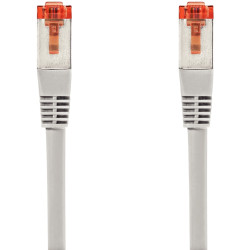 Cable RJ45 droit mâle vers R45 mâle catégorie 6 S/FTP 3m gris