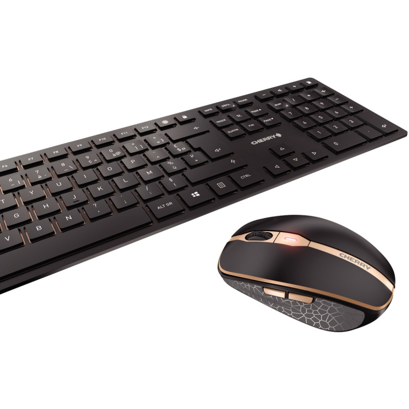 Pack clavier et souris sans fil rechargeables Cherry DW9100 couleur no