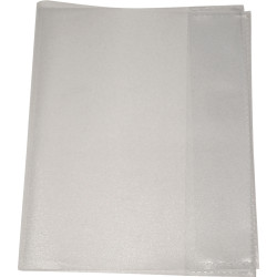 Protège-cahier en PVC incolore, format A5
