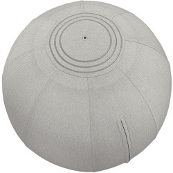 Ballon d'assise ergonomique gris
