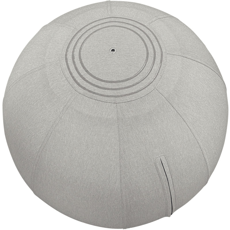 Ballon d'assise ergonomique gris