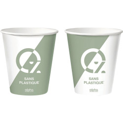 Paquet 50 gobelets carton ALPHA 28cl