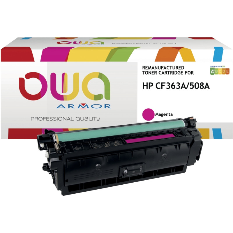 Toner laser compatible à la marque HP CF363A magenta
