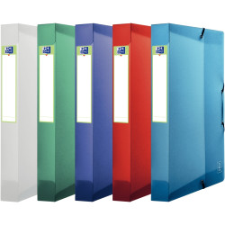 Boite de classement en polypropylène 2ND LIFE dos 4 cm, coloris assort