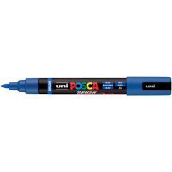 Marqueur Posca pointe moyenne Brush bleu foncé