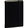 Carnet uni Silk 10x15cm noir