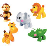 Lot de 5 animaux du safari TOLO