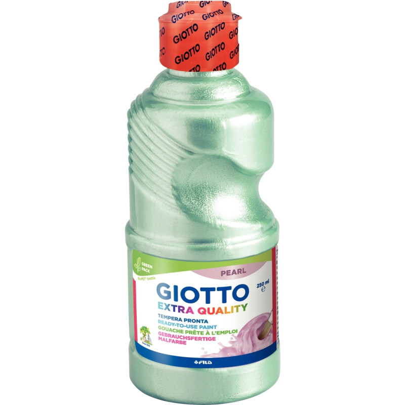 Flacon 250ml de gouache nacrée GIOTTO PEARL PAINT, vert clair