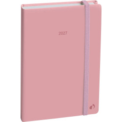 Agenda semainier Color 10x15cm Pastel Rose