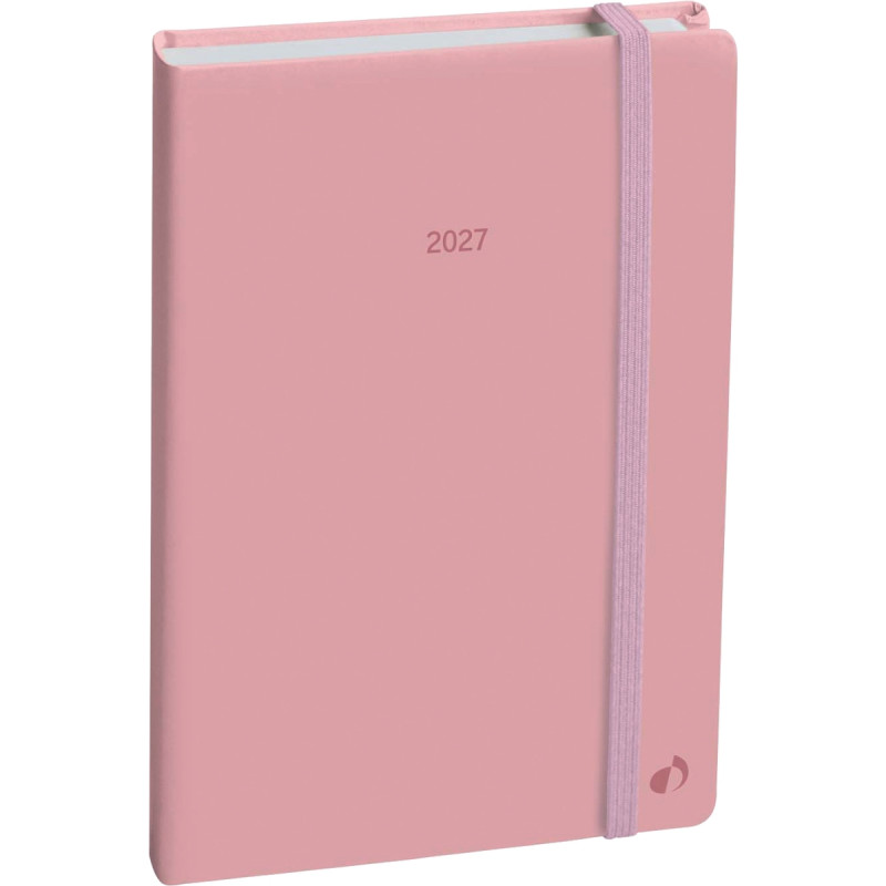 Agenda semainier Color 10x15cm Pastel Rose