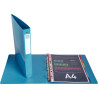 Classeur 4 anneaux BEEBLUE en polypropylène recyclé, dos 4 cm, format