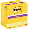 Lot de 12 blocs de 90 feuilles Super Sticky post-it, 76 x 127 mm, colo