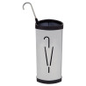 Porte parapluie métal gris acier