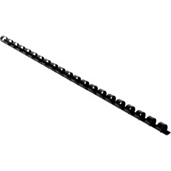Boîte de 25 reliures plastiques couleur Ø 8mm noir