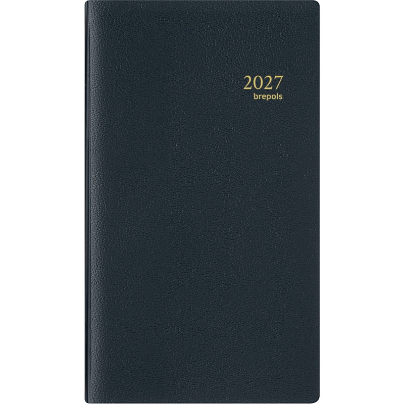 Agenda semainier Notaplan 8,9x16cm noir