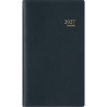 Agenda semainier Notaplan 8,9x16cm noir