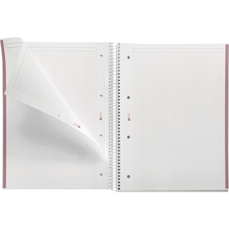 NOTEBOOK MIQUELRIUS format A4, 80 feuilles 90g, quadrillé 5x5, couvert